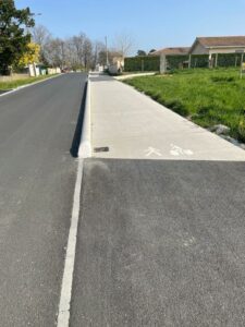 Profil separateur piste cyclable