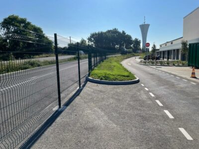 aménagements routiers en béton