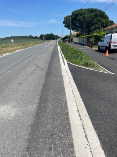 bordure béton protecton piste cyclable